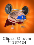 Brain Character Clipart #1387424 by Julos