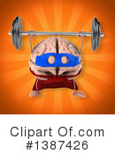 Brain Character Clipart #1387426 by Julos