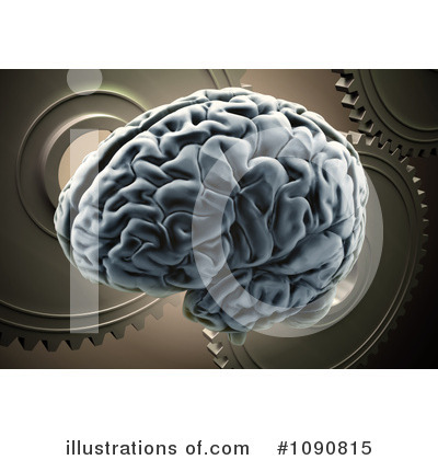 Royalty-Free (RF) Brain Clipart Illustration by Mopic - Stock Sample #1090815