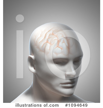 Royalty-Free (RF) Brain Clipart Illustration by Mopic - Stock Sample #1094649