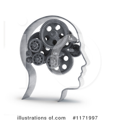 Royalty-Free (RF) Brain Clipart Illustration by Mopic - Stock Sample #1171997