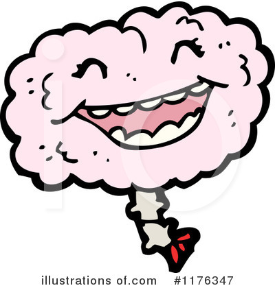 Royalty-Free (RF) Brain Clipart Illustration by lineartestpilot - Stock Sample #1176347