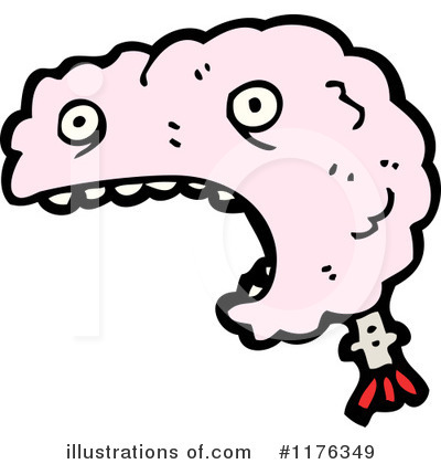 Royalty-Free (RF) Brain Clipart Illustration by lineartestpilot - Stock Sample #1176349
