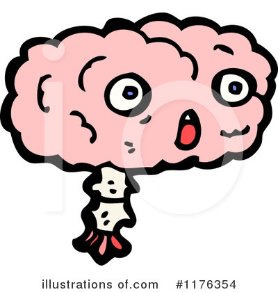 Royalty-Free (RF) Brain Clipart Illustration by lineartestpilot - Stock Sample #1176354