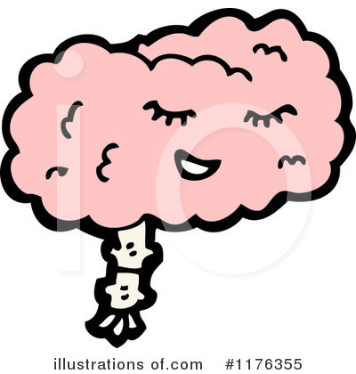 Royalty-Free (RF) Brain Clipart Illustration by lineartestpilot - Stock Sample #1176355