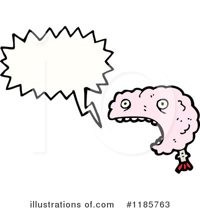 Royalty-Free (RF) Brain Clipart Illustration by lineartestpilot - Stock Sample #1185763