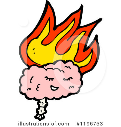 Royalty-Free (RF) Brain Clipart Illustration by lineartestpilot - Stock Sample #1196753