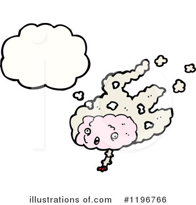 Royalty-Free (RF) Brain Clipart Illustration by lineartestpilot - Stock Sample #1196766