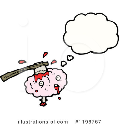 Royalty-Free (RF) Brain Clipart Illustration by lineartestpilot - Stock Sample #1196767