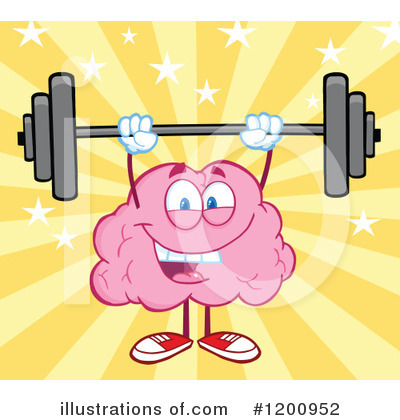 Royalty-Free (RF) Brain Clipart Illustration by Hit Toon - Stock Sample #1200952