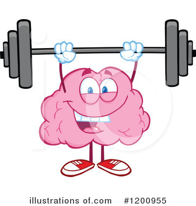 Royalty-Free (RF) Brain Clipart Illustration by Hit Toon - Stock Sample #1200955