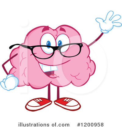 Royalty-Free (RF) Brain Clipart Illustration by Hit Toon - Stock Sample #1200958