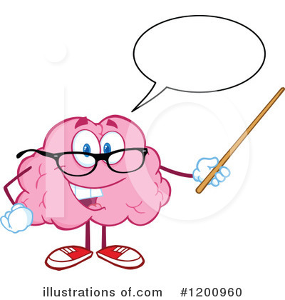 Royalty-Free (RF) Brain Clipart Illustration by Hit Toon - Stock Sample #1200960