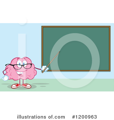 Royalty-Free (RF) Brain Clipart Illustration by Hit Toon - Stock Sample #1200963