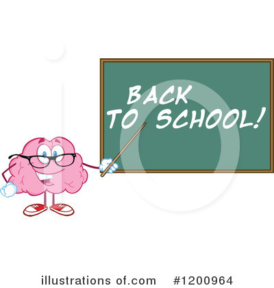 Royalty-Free (RF) Brain Clipart Illustration by Hit Toon - Stock Sample #1200964
