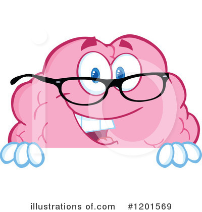 Royalty-Free (RF) Brain Clipart Illustration by Hit Toon - Stock Sample #1201569