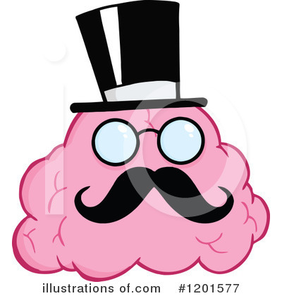 Royalty-Free (RF) Brain Clipart Illustration by Hit Toon - Stock Sample #1201577