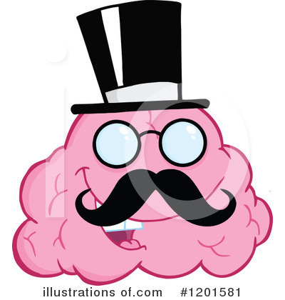 Royalty-Free (RF) Brain Clipart Illustration by Hit Toon - Stock Sample #1201581