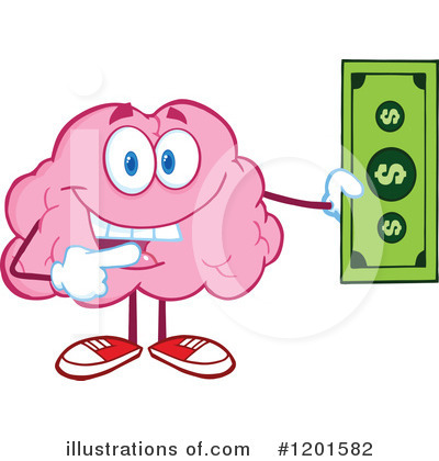 Royalty-Free (RF) Brain Clipart Illustration by Hit Toon - Stock Sample #1201582