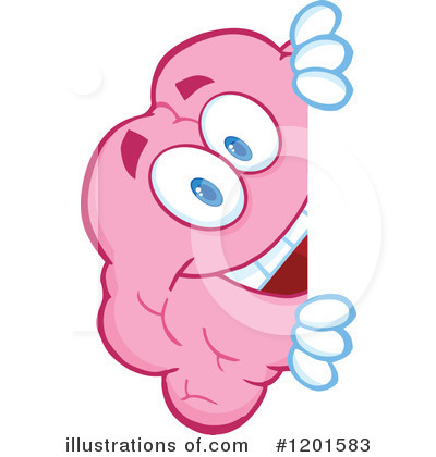 Royalty-Free (RF) Brain Clipart Illustration by Hit Toon - Stock Sample #1201583
