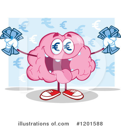 Royalty-Free (RF) Brain Clipart Illustration by Hit Toon - Stock Sample #1201588