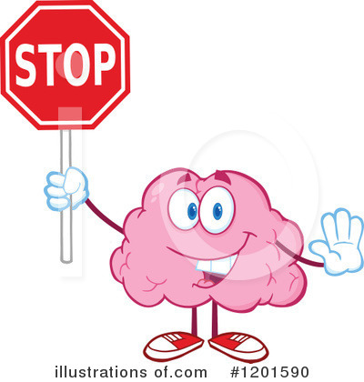 Royalty-Free (RF) Brain Clipart Illustration by Hit Toon - Stock Sample #1201590