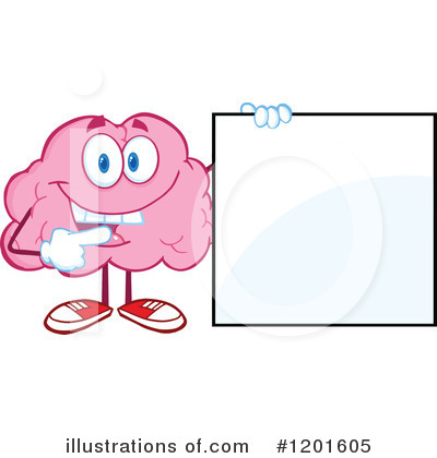 Royalty-Free (RF) Brain Clipart Illustration by Hit Toon - Stock Sample #1201605