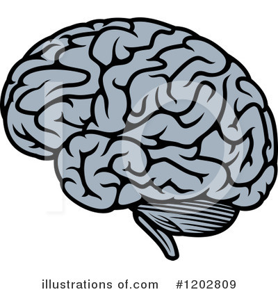 Royalty-Free (RF) Brain Clipart Illustration by Vector Tradition SM - Stock Sample #1202809