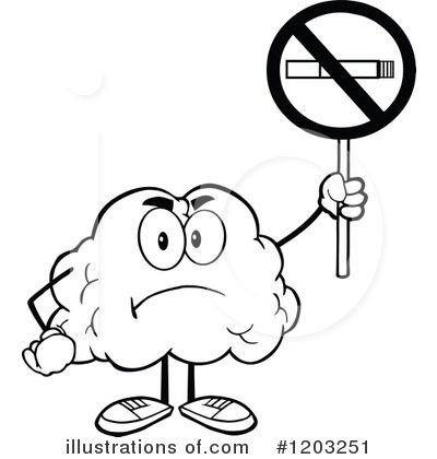 Royalty-Free (RF) Brain Clipart Illustration by Hit Toon - Stock Sample #1203251