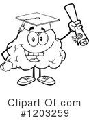 Brain Clipart #1203259 by Hit Toon