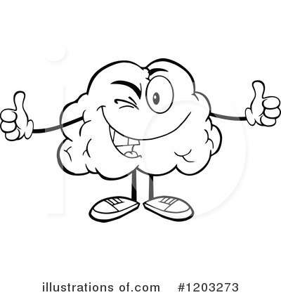 Royalty-Free (RF) Brain Clipart Illustration by Hit Toon - Stock Sample #1203273