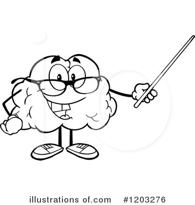 Royalty-Free (RF) Brain Clipart Illustration by Hit Toon - Stock Sample #1203276
