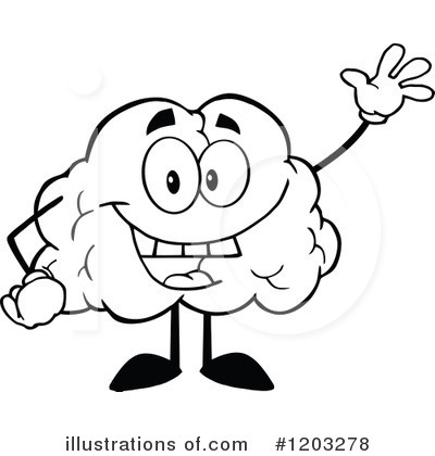 Royalty-Free (RF) Brain Clipart Illustration by Hit Toon - Stock Sample #1203278
