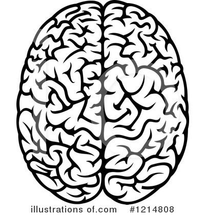 Royalty-Free (RF) Brain Clipart Illustration by Vector Tradition SM - Stock Sample #1214808