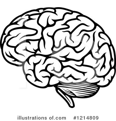 Royalty-Free (RF) Brain Clipart Illustration by Vector Tradition SM - Stock Sample #1214809
