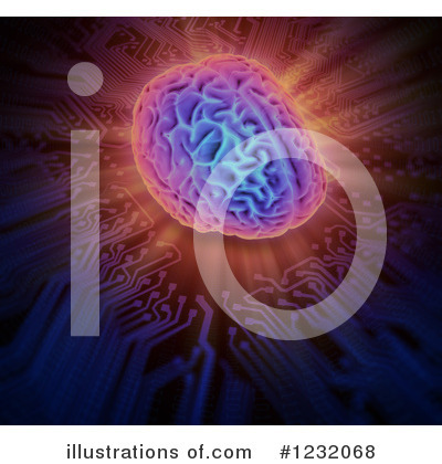 Royalty-Free (RF) Brain Clipart Illustration by Mopic - Stock Sample #1232068