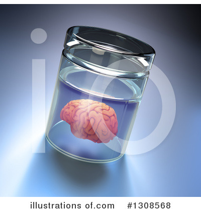 Royalty-Free (RF) Brain Clipart Illustration by Mopic - Stock Sample #1308568