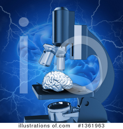 Royalty-Free (RF) Brain Clipart Illustration by KJ Pargeter - Stock Sample #1361963