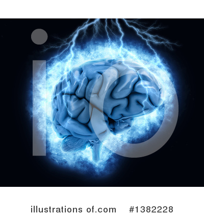 Royalty-Free (RF) Brain Clipart Illustration by KJ Pargeter - Stock Sample #1382228