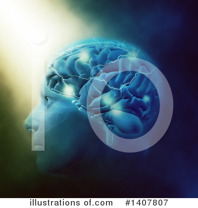 Brain Clipart #1407807 by KJ Pargeter