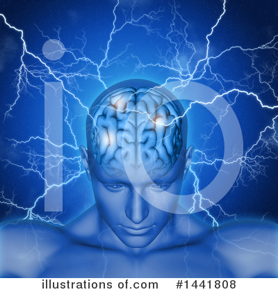 Royalty-Free (RF) Brain Clipart Illustration by KJ Pargeter - Stock Sample #1441808
