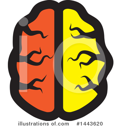 Royalty-Free (RF) Brain Clipart Illustration by ColorMagic - Stock Sample #1443620
