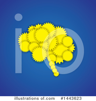 Royalty-Free (RF) Brain Clipart Illustration by ColorMagic - Stock Sample #1443623