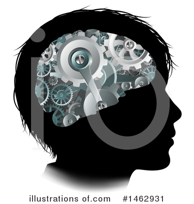 Royalty-Free (RF) Brain Clipart Illustration by AtStockIllustration - Stock Sample #1462931
