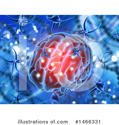 Royalty-Free (RF) Brain Clipart Illustration by KJ Pargeter - Stock Sample #1466331