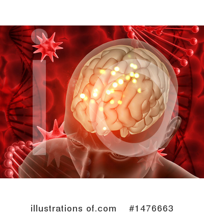 Royalty-Free (RF) Brain Clipart Illustration by KJ Pargeter - Stock Sample #1476663
