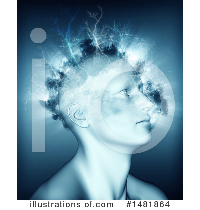 Royalty-Free (RF) Brain Clipart Illustration by KJ Pargeter - Stock Sample #1481864