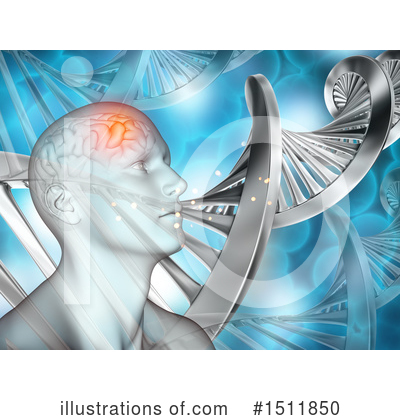 Royalty-Free (RF) Brain Clipart Illustration by KJ Pargeter - Stock Sample #1511850