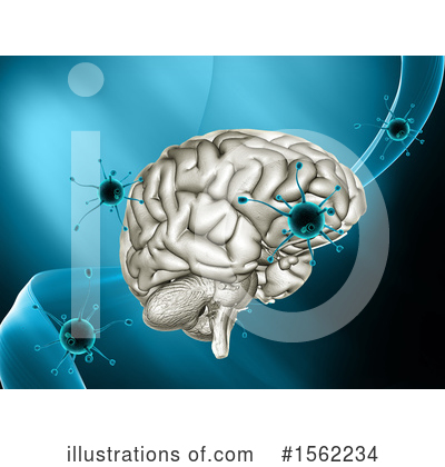 Royalty-Free (RF) Brain Clipart Illustration by KJ Pargeter - Stock Sample #1562234