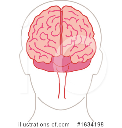 Royalty-Free (RF) Brain Clipart Illustration by NL shop - Stock Sample #1634198